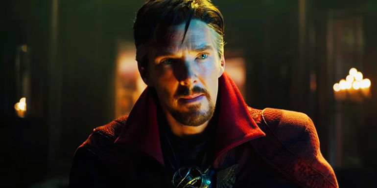 Benedict Cumberbatch as Doctor Strange in costume in the MCU