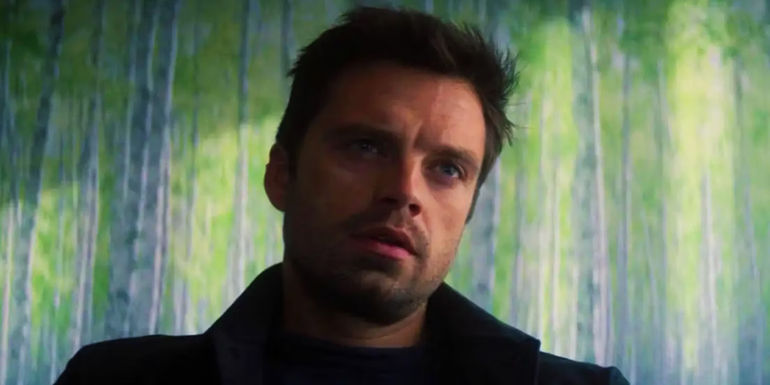 Bucky Barnes in therapy in The Falcon and the Winter Soldier