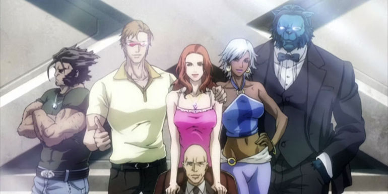 x-men anime group photo