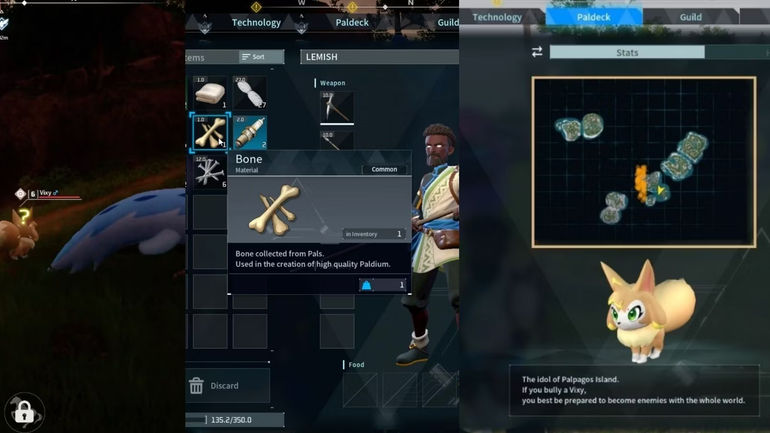 The Hunt for Bones in Palworld: A Guide to Crafting and Collecting