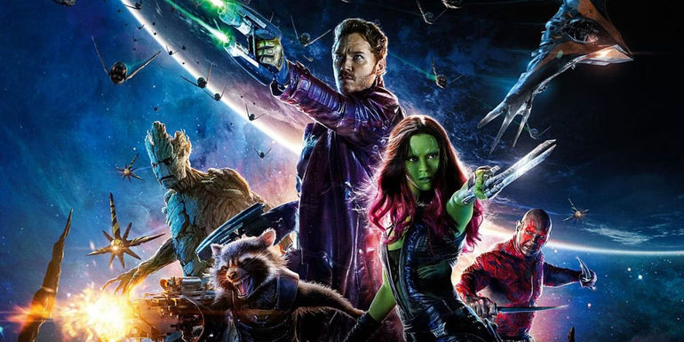 Guardians of the Galaxy team pose