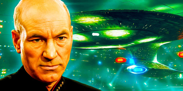 The-Enterprise-D-&-(Patrick-Stewart-as-Picard)-from-Star-Trek-Generations