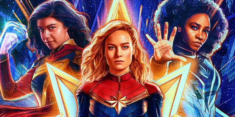 The official poster for The Marvels