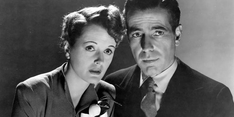 Humphrey Bogart and Mary Astor in Maltese Falcon