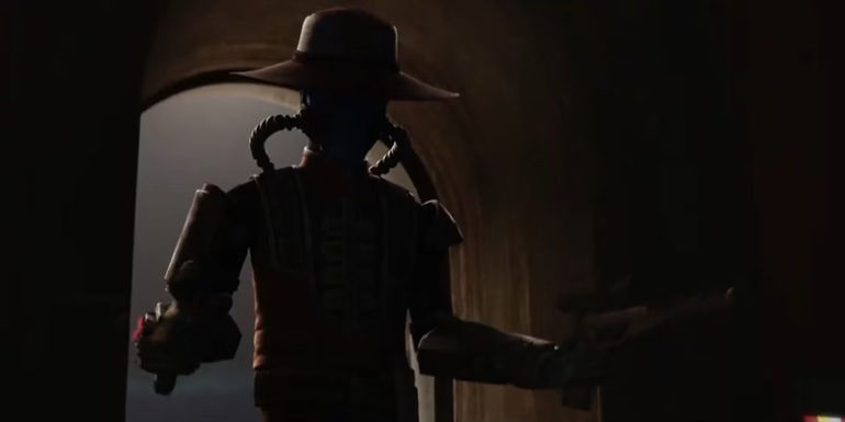 Cad Bane's silhouette in the trailer for Star Wars: The Bad Batch season 3