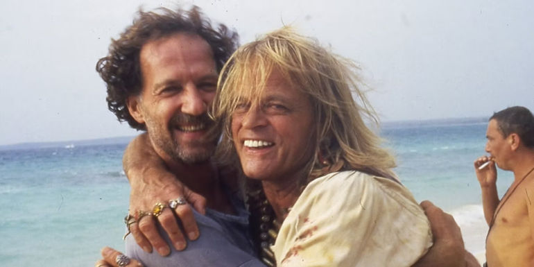 Klaus Kinski and Werner Herzog in My Best Fiend.