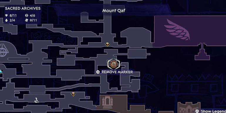 Prince of Persia: The Lost Crown - Sacred Archives Map Location