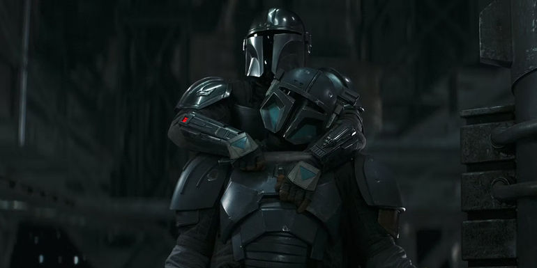 Din Djarin vs. Vizsla in The Book of Boba Fett