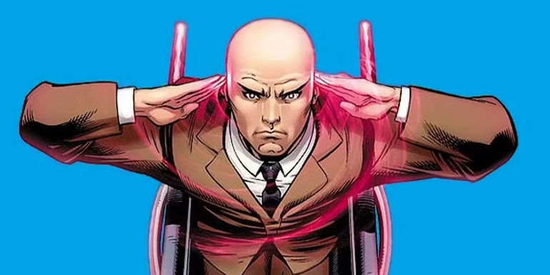 Professor X uses his mind powers from the X-Men Comics 