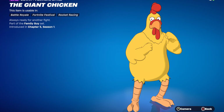 giant chicken fortnite outfit