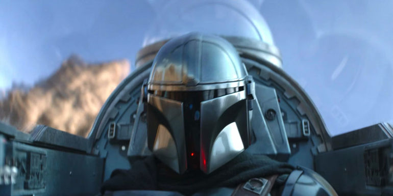 Din Djarin pilots the N-1 starfighter for the first time in The Book of Boba Fett episode 5