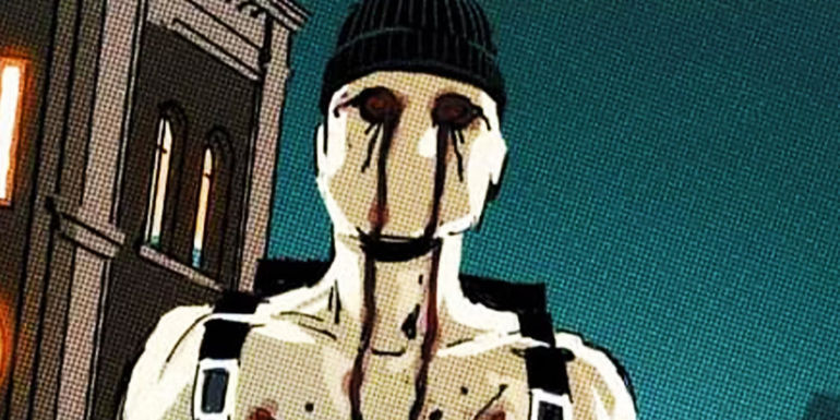 Muse facing Daredevil in Marvel Comics