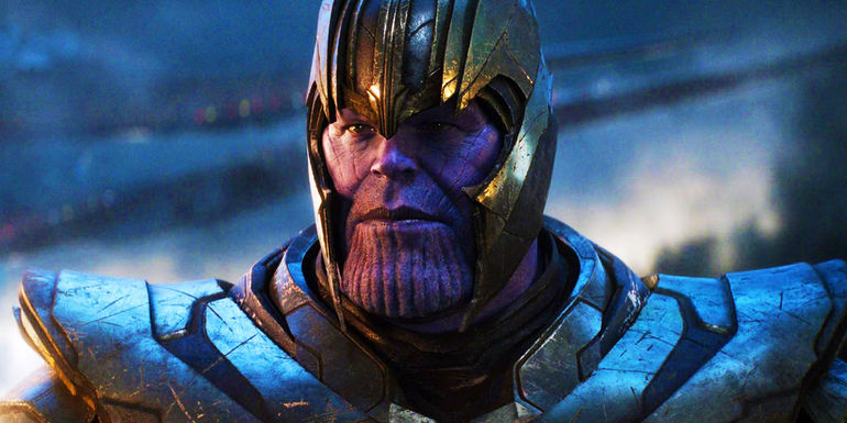 Josh Brolin's Thanos in his armor 2018's Avengers Infinity War