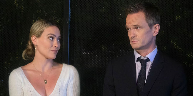 Barney and Sophie Looking at Each Other in How I Met Your Father