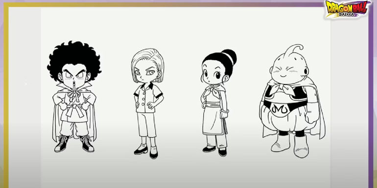 Dragon Ball Daima, Satan, 18, Chi-Chi, and Buu Designs