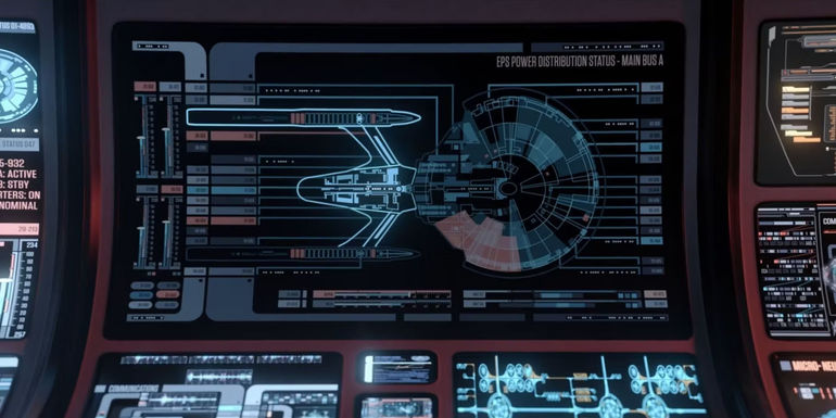 Star Trek Picard Next Generation display Titan