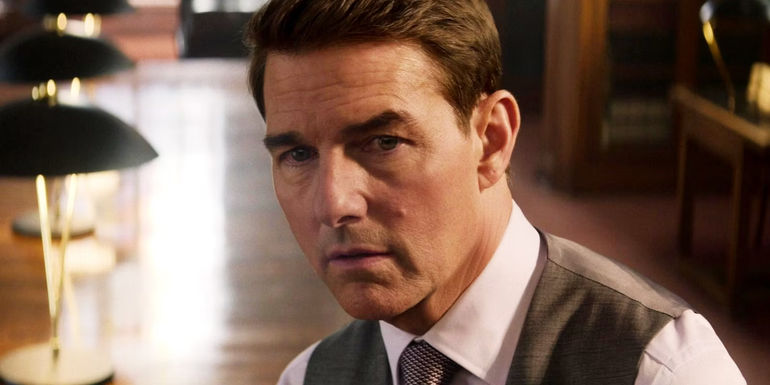Tom Cruise as Ethan Hunt in Mission Impossible Dead Reckoning