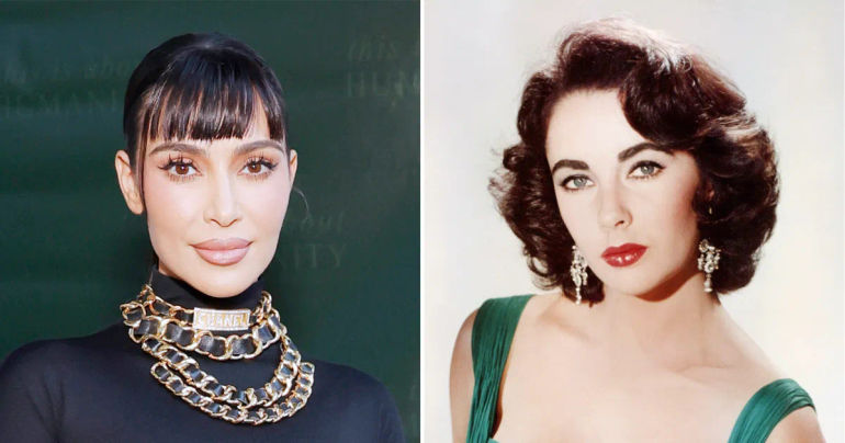 Kim Kardashian's Tribute to Elizabeth Taylor