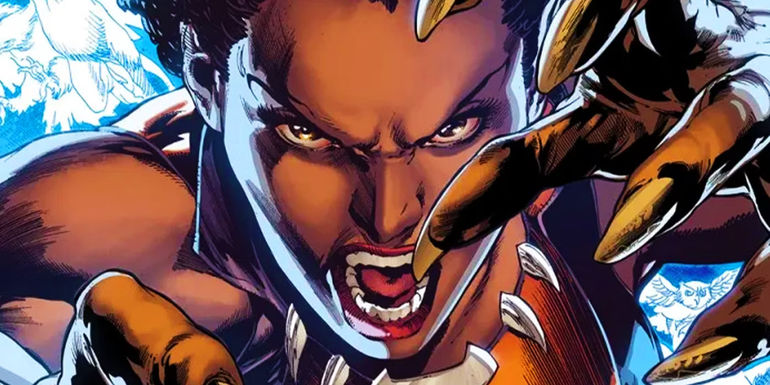 Vixen with claws in DC Comics
