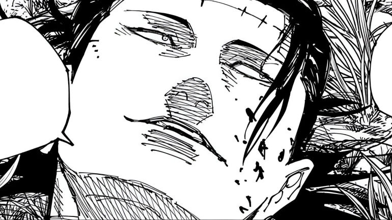 Kenjaku as seen in the Jujutsu Kaisen manga (Image via Shueisha)
