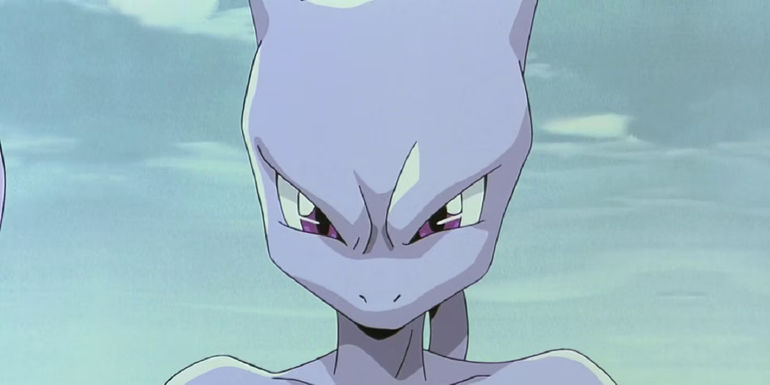 Mewtwo from the Pokemon movie Mewtwo Strikes Back