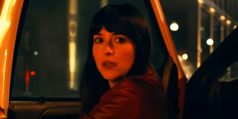 Dakota Johnson as Cassandra Webb in the Madame Web trailer