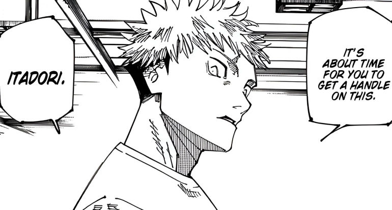 Yuji Itadori as seen in Jujutsu Kaisen manga(Image via Shueisha)