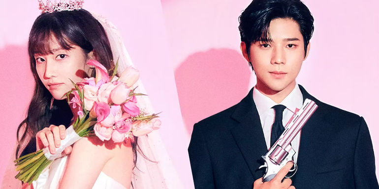 Kim Do-wan and Jeon Jong-seo in the poster for Wedding Impossible