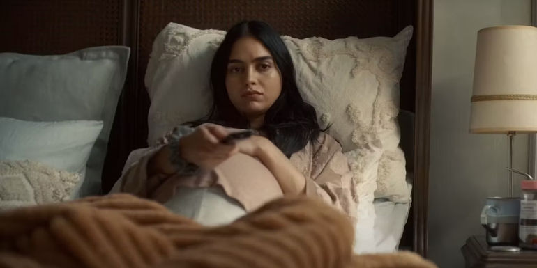 Melissa Barrera in Bed Rest