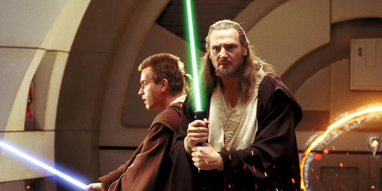 Star Wars Obi-Wan and Qui-Gon in The Phantom Menace
