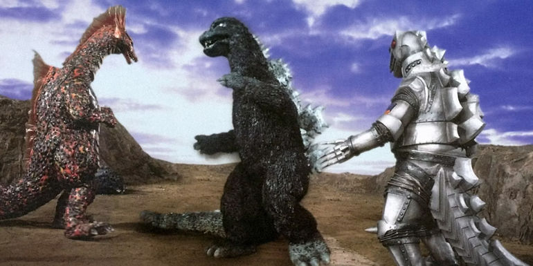 Terror of Mechagodzilla giant monster fight
