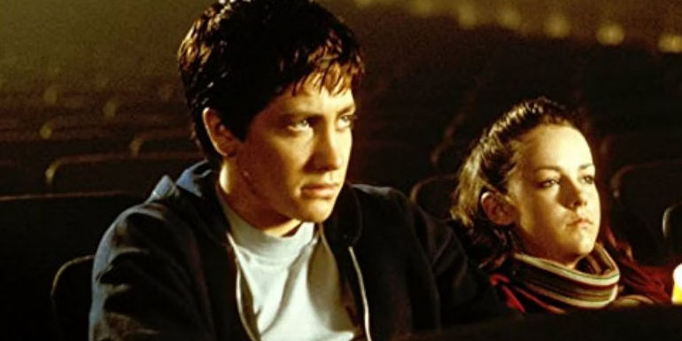 Donnie Darko and Gretchen Listlessly Sit in an Empty Movie Theater in Donnie Darko
