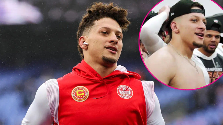 Patrick Mahomes Embraces His Dad Bod