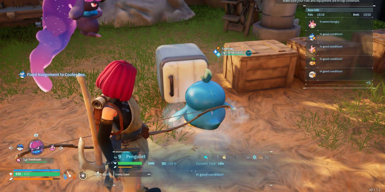 palworld cooler box pengullet assigned