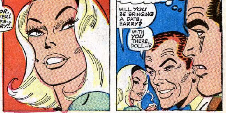 Gwen Stacy Harry Osborn and Peter Parker in Marvel Comics