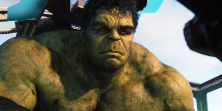 The Hulk exiling himself in Avengers Age of Ultron