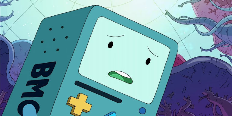 BMO in space in Adventure Time Distant Lands