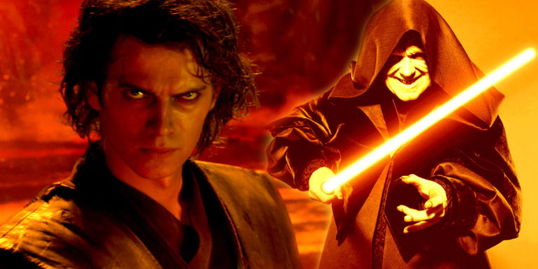 Anakin Skywalker and Palpatine in Star Wars: Episode III - Revenge of the Sith 