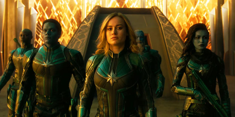 Carol Danvers and the Kree Starforce in Captain Marvel
