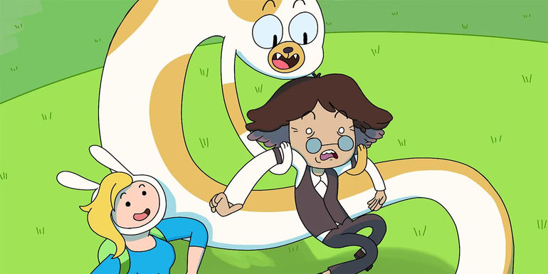 Fionna and Cake with Simon in Adventure Time: Fionna and Cake