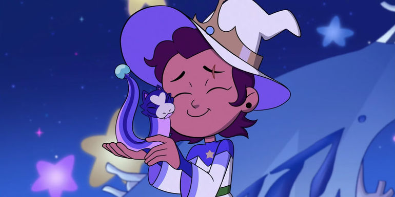 Luz and Stringbean in The Owl House