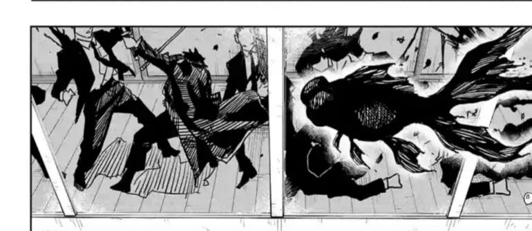 Chihiro's Kuro, as seen in Kagurabachi chapter 19 (Image via Takeru Hokazono/Śhueisha)