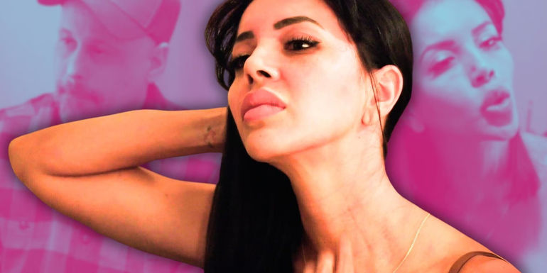 Montage of 90 Day Fiancé’s Jasmine Pineda and Gino Palazzolo