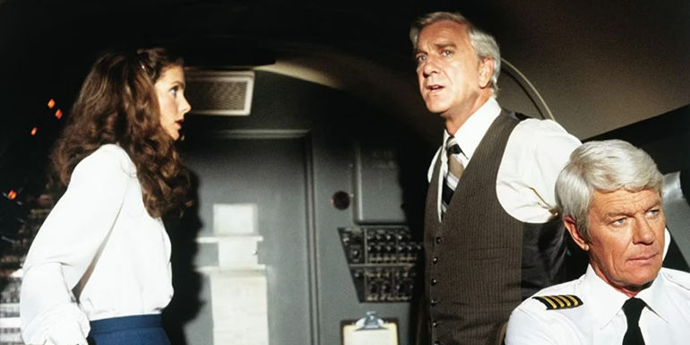 Leslie Nielsen in Airplane