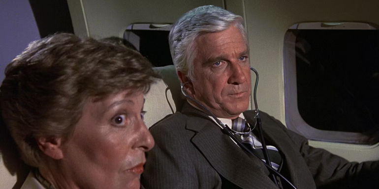 Dr Rumack on the plane in Airplane