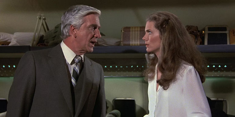 Dr Rumack talking to Elaime in Airplane