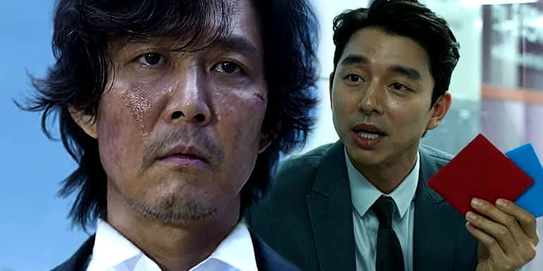 Gi-hun and the Salesman in Squid Game Season 1