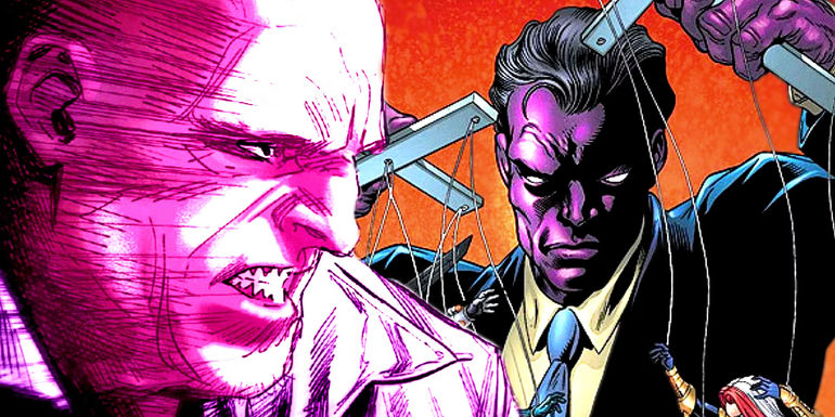 Kingpin and Purple Man in Marvel Comics