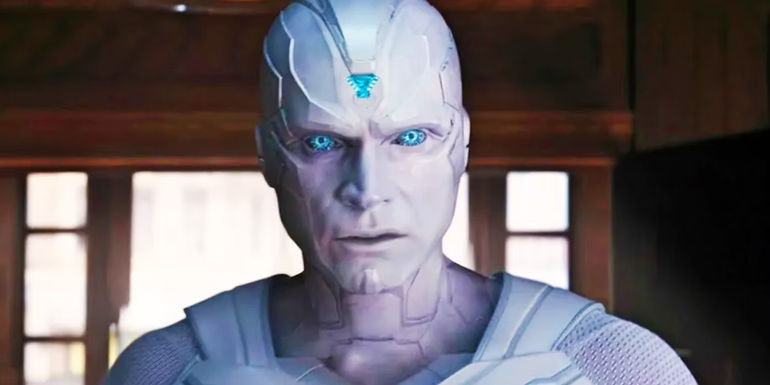 Paul Bettany's White Vision on the warpath in WandaVision