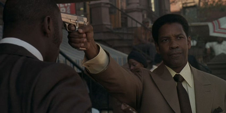 Denzel Washington and Josh Brolin in American Gangster